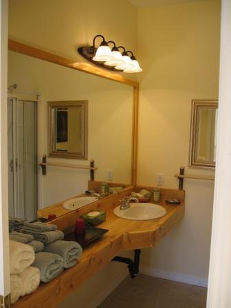 Cedar bathroom