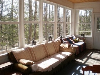 The veranda offers a very comfortable seating and relaxing area